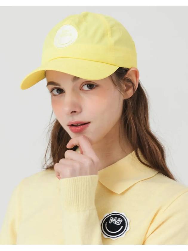 Nylon color ball cap YELLOW - MONBIRDIE GOLF - BALAAN 5