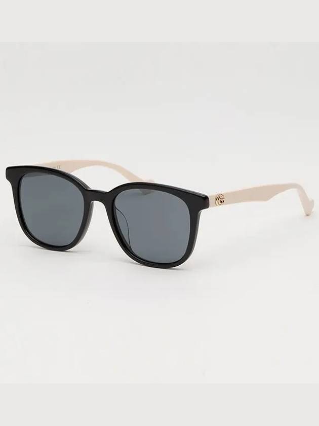 Eyewear Square Horn-Rim Sunglasses Black - GUCCI - BALAAN 7