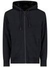 Tilden Fox Fur Zip Up Hoodie Black - MOOSE KNUCKLES - BALAAN 2