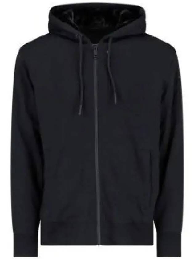 Tilden Fox Fur Zip Up Hoodie Black - MOOSE KNUCKLES - BALAAN 2