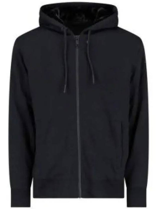 Tilden Fox Fur Zip Up Hoodie Black - MOOSE KNUCKLES - BALAAN 2