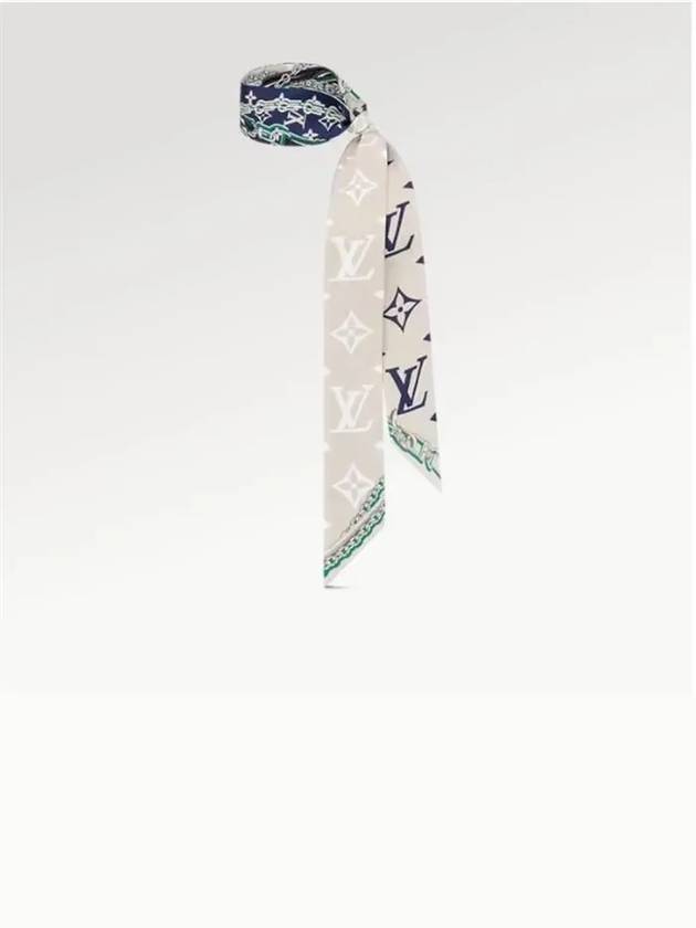 Ultimate Monogram Scarf Blue Marine - LOUIS VUITTON - BALAAN 4