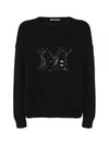 Palato Wool Knit Top Black - MAX MARA - BALAAN 2