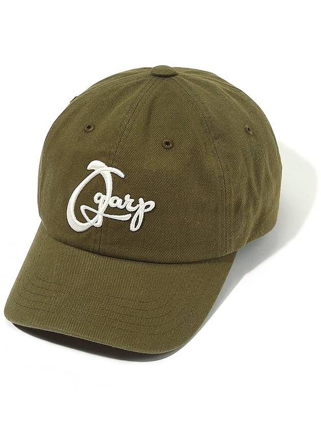 OGAFF Drawing Simple Logo Ball Cap Khaki - OGARP - BALAAN 3