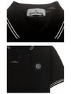 Two-Line Wappen Patch Polo Shirt Black - STONE ISLAND - BALAAN 7