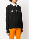 Signature Logo Knit Top Black - VERSACE - BALAAN 4