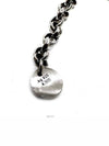 interlocking silver necklace - GUCCI - BALAAN 5