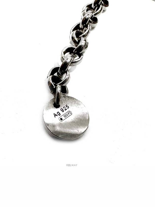 interlocking silver necklace - GUCCI - BALAAN 5