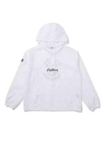 Bag bucket hood anorak white WOMAN - MALBON GOLF - BALAAN 1