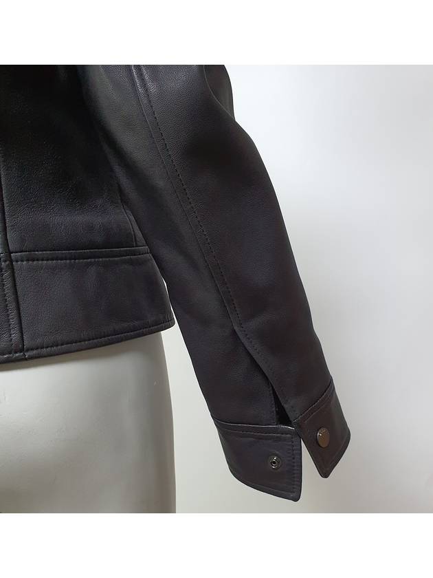 Sheepskin black women's size S jacket - HUGO BOSS - BALAAN 4