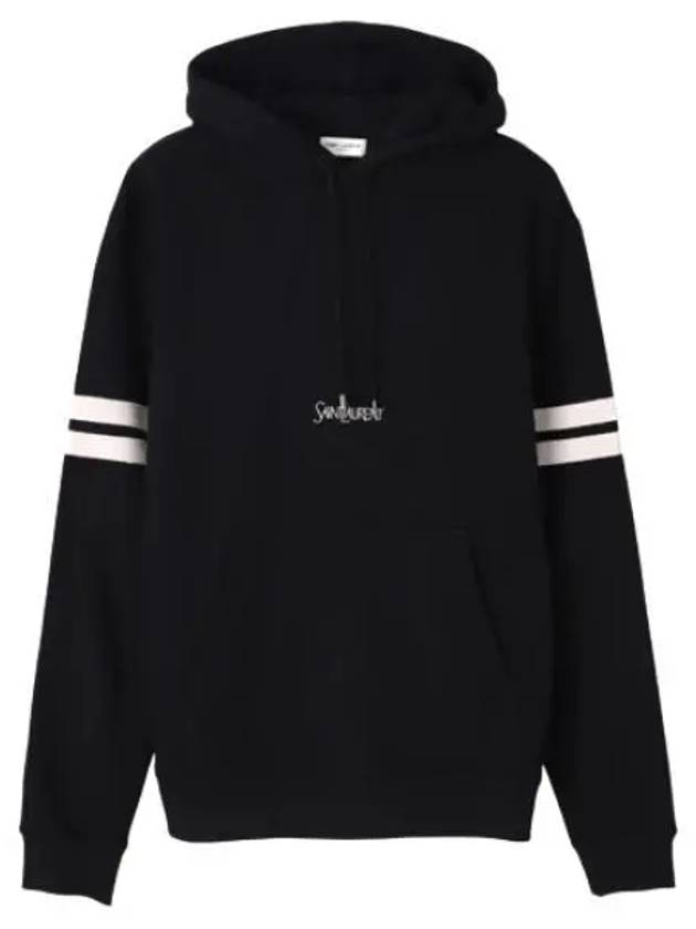 logo hooded sweatshirt women - SAINT LAURENT - BALAAN 1