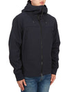 Men's Shell R Drawstring Goggle Hooded Jacket Navy - CP COMPANY - BALAAN 5