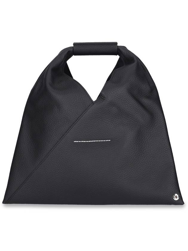 Japanese Leather Mini Tote Bag Black - MAISON MARGIELA - BALAAN 4