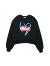 Brushed Options Soleil Painted Heart Sweat Shirts BLACK - LE SOLEIL MATINEE - BALAAN 1