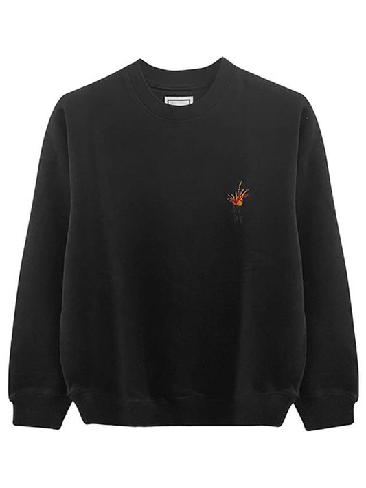 Volcano Back Logo Cotton Sweatshirt Black - WOOYOUNGMI - BALAAN 2