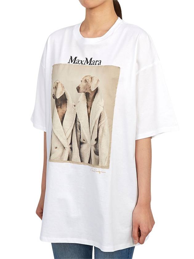 Tacco Short Sleeve T-Shirt White - MAX MARA - BALAAN 3