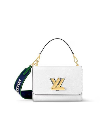 Bolsa Twist MM Cross Bag White - LOUIS VUITTON - BALAAN 1