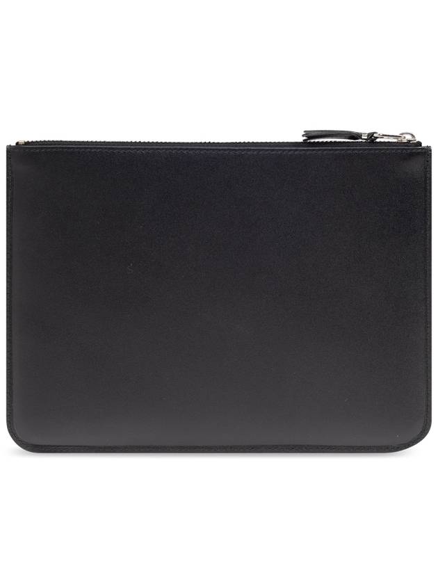 Comme Des Garçons Leather Pouch, Women's, Black - COMME DES GARCONS - BALAAN 3