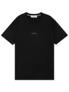 Stamp One Print Short Sleeve T-Shirt Black - STONE ISLAND - BALAAN 4