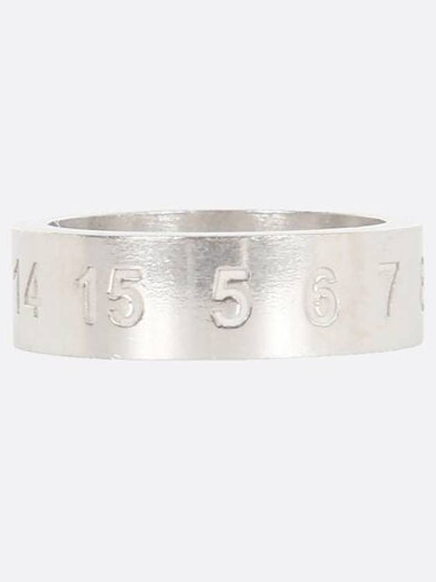 Numerical Logo Engraved Ring Silver - MAISON MARGIELA - BALAAN 4