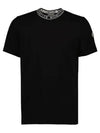 Logo Short Sleeve T-Shirt Black - MONCLER - BALAAN 2