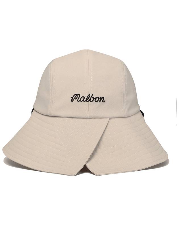 Women s modified brimmed bucket hat BEIGE WOMAN - MALBON GOLF - BALAAN 4