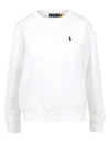 Embroidered Logo Pony Sweatshirt White - POLO RALPH LAUREN - BALAAN 2