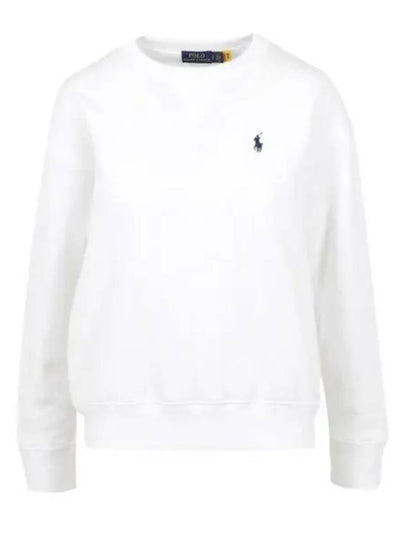 Embroidered Logo Pony Sweatshirt White - POLO RALPH LAUREN - BALAAN 2