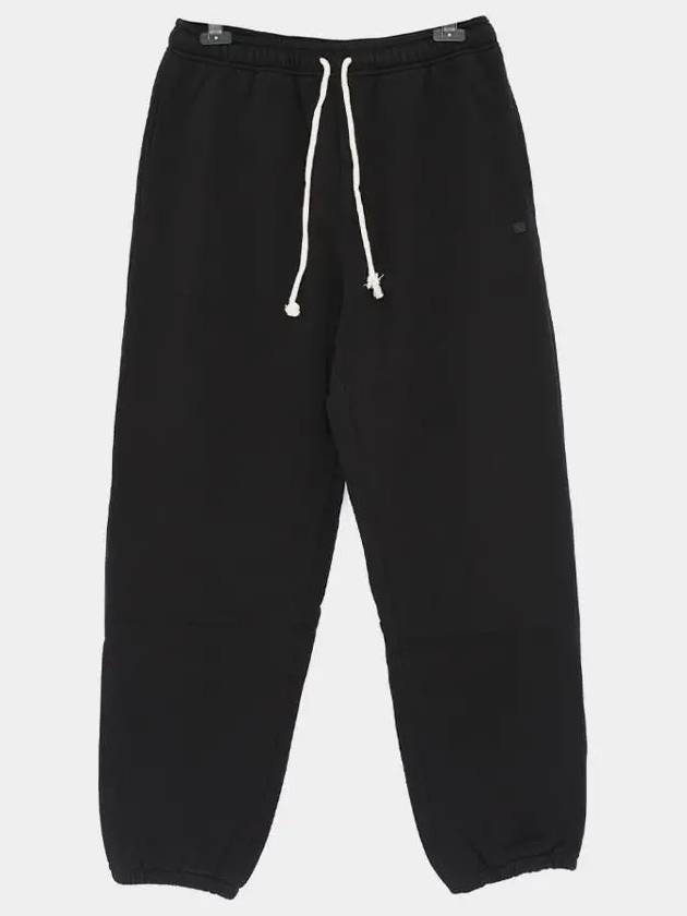 Face Logo Applique Track Pants Black - ACNE STUDIOS - BALAAN 2