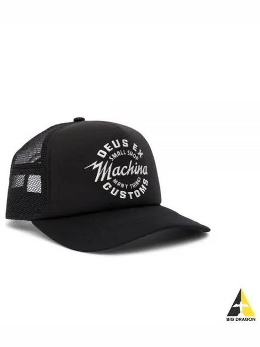 Amplified Circle Trucker Ball Cap Black - DEUS EX MACHINA - BALAAN 2