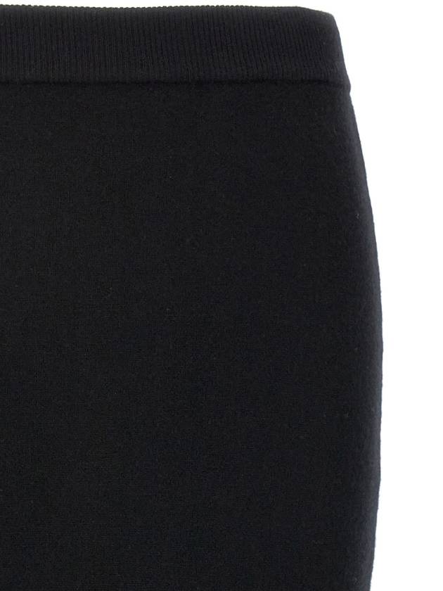 Embroidered ORB Pencil Skirt Black - VIVIENNE WESTWOOD - BALAAN 4