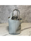 Picotan 18 GRIS PERLE silver palladium hardware PICOTIN GRIS PERLE B engraved STK - HERMES - BALAAN 4