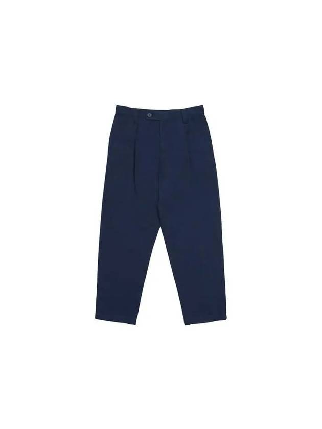 Renato Linen Cotton Straight Pants Navy - A.P.C. - BALAAN 1