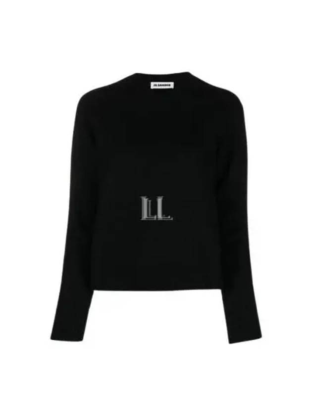 Wool Knit Top Black - JIL SANDER - BALAAN 2