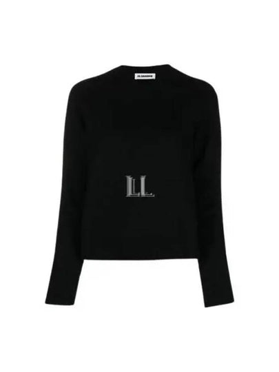 Wool Knit Top Black - JIL SANDER - BALAAN 2