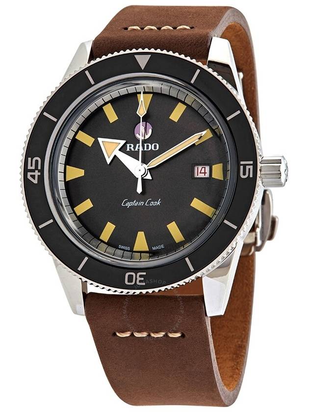 Rado Captain Cook Automatic Brown Dial Men's Watch R32505305 - RADO - BALAAN 1