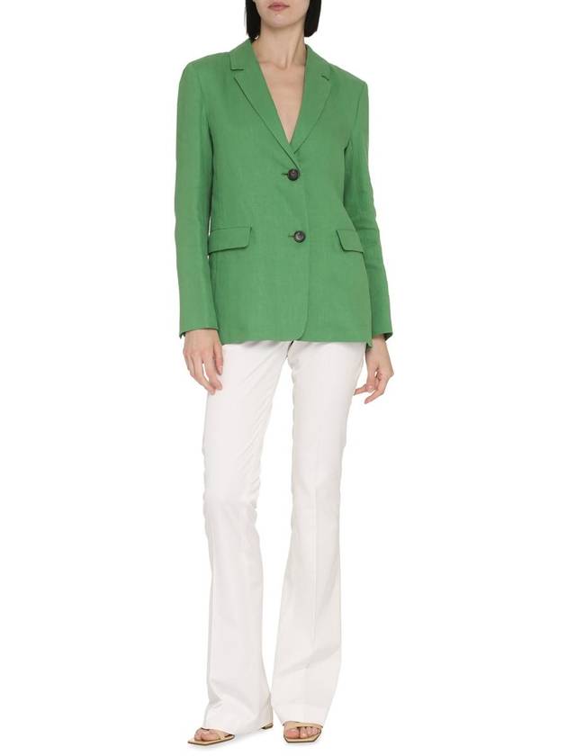 'S Max Mara Sofia Linen Blazer - S MAX MARA - BALAAN 3