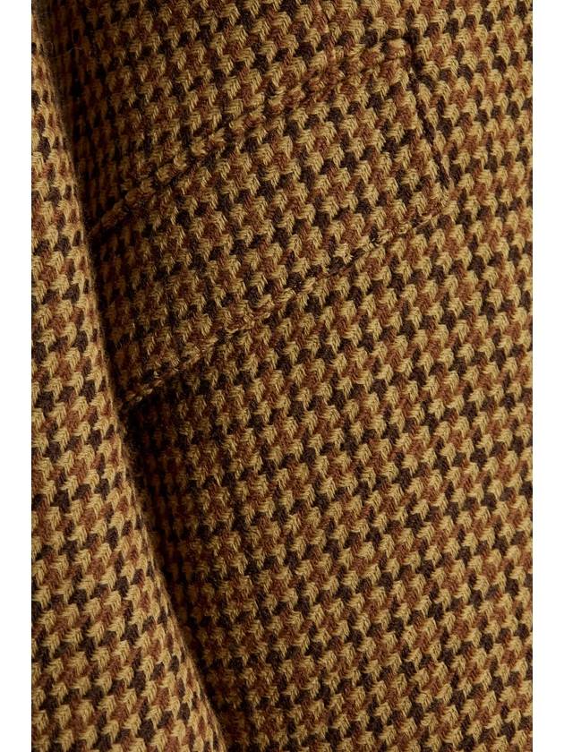 The Attico Blazer With Check Pattern, Women's, Brown - THE ATTICO - BALAAN 5