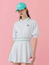 Volume sleeve golf dress LGREY - MONBIRDIE GOLF - BALAAN 9