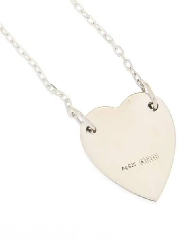 Trademark Heart Pendant Bracelet YBA223513001 Silver - GUCCI - BALAAN.