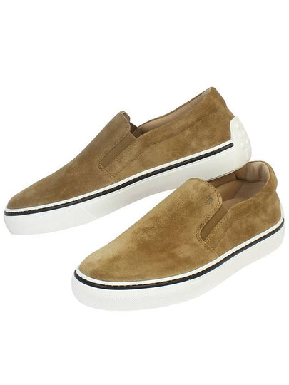 Suede Slip-Ons Brown - TOD'S - BALAAN 2