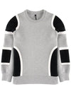 Men's Neoprene Sweatshirt Grey - NEIL BARRETT - BALAAN 2