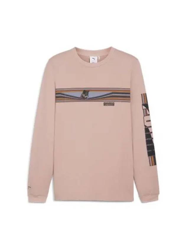 Graphic Long Sleeve T-Shirt Rose Dust - PUMA - BALAAN 2