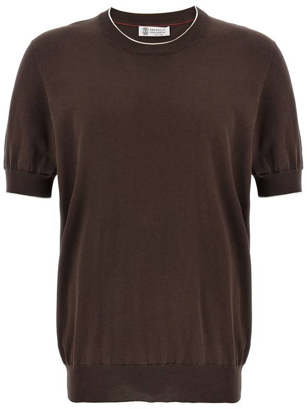 Brunello Cucinelli Knitted T-Shirt - BRUNELLO CUCINELLI - BALAAN 1