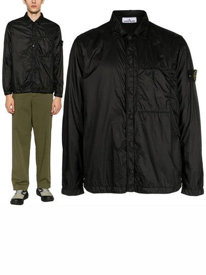 compass motif shirt jacket 791510525 - STONE ISLAND - BALAAN 2