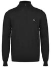 Kian Half Zip-Up Knit Top Black - J.LINDEBERG - BALAAN 2