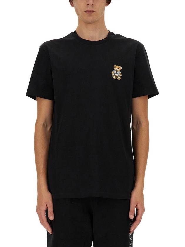 Moschino Teddy Patch T-Shirt - MOSCHINO - BALAAN 1