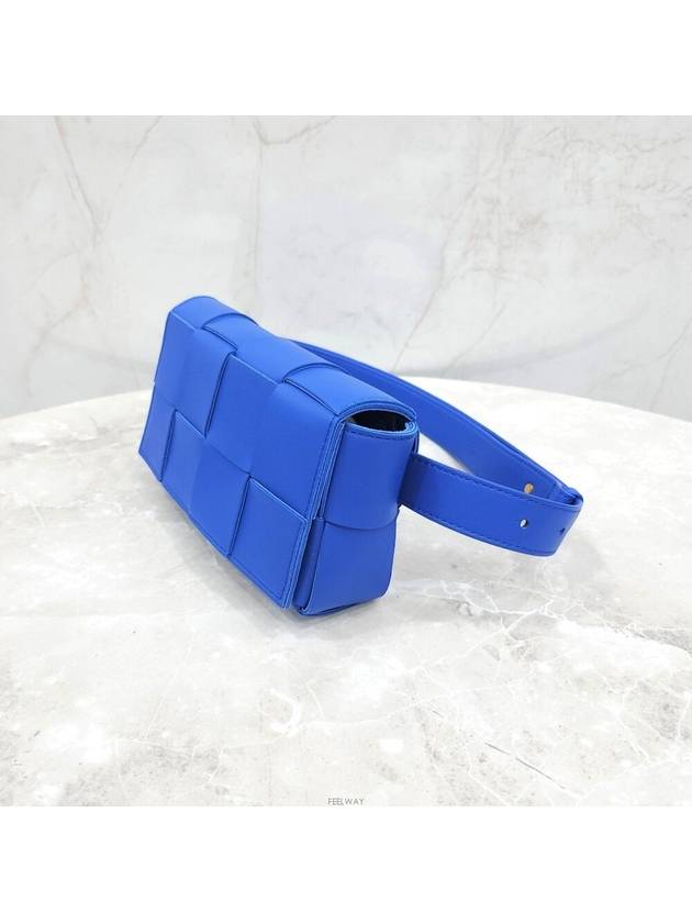 Lux You New Product Blue Mini Cassette Belt Bag - BOTTEGA VENETA - BALAAN 2