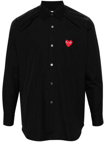 Comme Des Garçons Play Shirt With Patch - COMME DES GARCONS PLAY - BALAAN 1