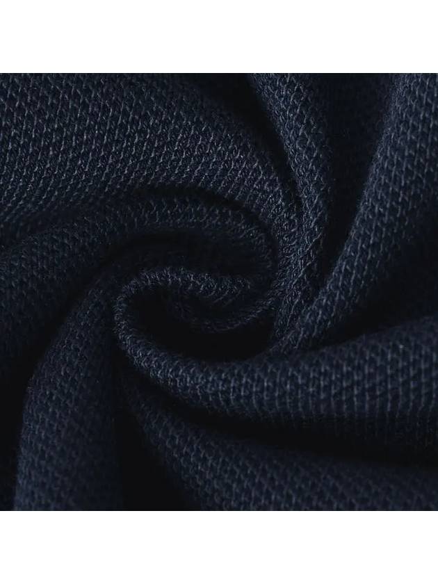 Organic Cotton Elastane Pique Polo Shirt Navy - STONE ISLAND - BALAAN 6